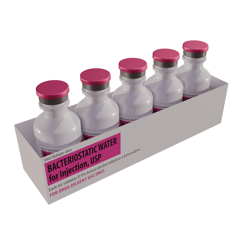 Bacteriostatic Water 30ml (5 Pack)